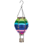 Regal Art & Gift 12769 Lantern Multicolored Glass/metal 15" Hot Balloon Stripe. Fixed Price $49.95.