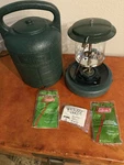 Vintage Wenzel 1887 Double Mantle Propane Lantern W/ Case Model-824901 Open Box. Fixed Price $35.00.