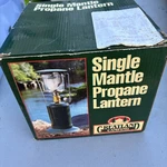 Vintage Greatland Camping Lantern Outdoors Propane Single Mantle 1992. Fixed Price $29.99.
