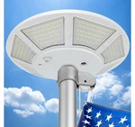 Rayslit Solar Flag Pole Light + Dc Backup, 440 Leds, Waterproof White. Fixed Price $98.64.