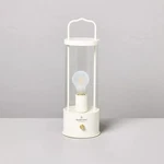 Hearth & Hand With Magnolia Portable Outdoor Tabletop Led Lamp Lantern White. Fixed Price $99.99.