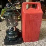 Coleman Powerhouse Double Mantel Lantern 290a700 1988 Red Case Black Label Rare. Fixed Price $45.95.