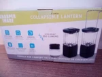 New 3 Pack Of Sharper Image Collapsible Lanterns (250 Lumens) Camping/backyard. Fixed Price $14.00.