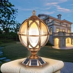 Solar Post Cap Light Victorian Globe Outdoor Waterproof Fence Pillar Lamps So.... Fixed Price $240.84.