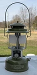 Vintage Sears Roebuck Co. Avocado Green 2 Mantle Lantern 72325-1 With Org Manual. Fixed Price $279.99.