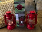 2 Northpoint Vintage Led Lantern Battery Operated With Dimmer. Fixed Price $18.00.