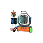 Adust Camping Fan - 20000mah Battery Powered Operated F6, Orange. Fixed Price $57.11.