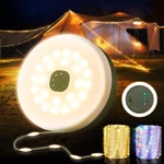 Camping String Lights, 2 In 1 Quick Storage 32.8ft Rechargeable Tent Lights S.... Fixed Price $22.92.