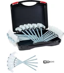 8" Screw In Tent Stakes Heavy Duty, Ground Anchors In, Metal Threaded T.... Fixed Price $34.16.