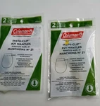 2pks 2 Each (4 Total) Coleman Lantern Insta-clip #21 Mantles Camping Winter Bob. Fixed Price $15.00.