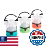 Dorcy 4 Led Mini Lantern 3 Pack Hanging Hooks And Batteries Assorted Colors. Fixed Price $29.36.