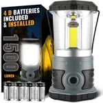 Innofox Led Camping Lantern, 1500 Lm Lanterns For Power Outages With 4 D Batt.... Fixed Price $63.18.