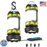 2 Pack Led Camping Lantern Flashlight Rechargeable, Consciot Portable Torch With. Fixed Price $41.99.