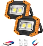 Led Work Light, Otyty Rechargeable Light Portable Flood Lights Magnetic. Fixed Price $50.98.