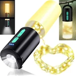4-in-1 Usb Portable Led Flashlight Rechargeable Camping Tent Light Lantern Lamp. Fixed Price $22.06.