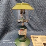Large Bernzomatic Porta Light - Propane Lamp Double Mantle Lantern Pyrex Globe. Fixed Price $20.00.