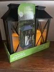 Led Flameless Solar Lantern With Pillar Candle, 2 Pc, 11 Inch Nib. Fixed Price $32.00.
