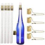 Ericx Light Wine Bottle Torch Kit 4 Pack, Includes Long Life Wicks ,b.... Fixed Price $23.54.