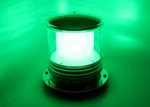 Solar Marine Warning Light - Green Led, Flashing/constant On 360-degree Lighting. Fixed Price $129.95.