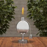 Tabletop Torch Lamp- 10 In. Stainless Steel Outdoor Fuel Canister Flame Light Fo. Fixed Price $16.72.