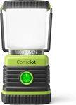 Led Camping Lantern, Consciot Battery Powered Lantern Flashlight, 1000lm, 4. Fixed Price $47.46.