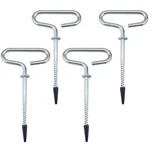 4pcs Heavy Duty Tent Stakes, 20cm Ground Anchors, Threaded Peg For High Winds.... Fixed Price $30.48.