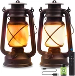 Lantern Led Battery Powered Camping Lamp Outdoor Hanging Rechargeable Fl. Fixed Price $53.03.