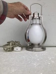 Electric Nova Camping Lantern, Ac Powered, No Battery Operation, 25 Watt Bulb. Fixed Price $1.69.