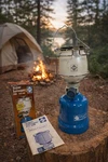 Vtg Super Lumogaz Pz 206 Camping Gaz Light Lamp Lantern Paris France W/box. Fixed Price $28.00.