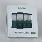 Lepro Portable Led Camping Lantern, 350lm Bright Light With 4 Lighting. Fixed Price $26.99.