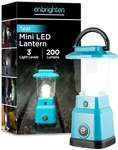 Enbrighten Led Mini Camping Lantern, Battery Powered, 200 Lumens, 40 Hour Runtim. Fixed Price $25.02.