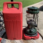 Coleman Green Northstar Lantern Model 2000 10/95 W/hard Case. Fixed Price $169.99.