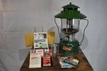 Vintage Coleman 228f Double Mantle Lantern Big Hat 1967 And Documents Not Tested. Fixed Price $75.00.