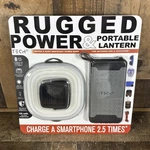 Tech Squared Outdoor Ip67 Rugged Power Bank 10k Mah And Portable Solar Lantern. Fixed Price $12.99.