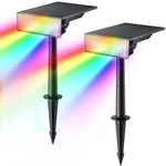 Consciot Solar Spotlight Outdoor Waterproof, Multicolored Light.... Fixed Price $78.33.