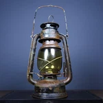 Vintage Rustic Kerosene Oil Hurricane Lantern Old Camping Lamp Retro Decor 28cm. Fixed Price $35.99.