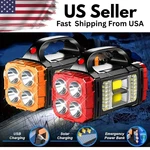 Solar Usb Rechargeable Led Camping Lantern Flashlight Emergency Power Bank. Fixed Price $16.99.