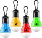 Fly2sky 4 Pack Portable Led Tent Lights Camping Lantern Clip Hook Emergency Lamp. Fixed Price $16.37.