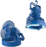 Wakeman Led Lantern 2 In 1 Battery Powered Fan & Outdoors Portable Blue. Fixed Price $19.99.