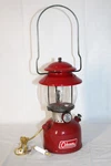 Vintage Coleman 200a Red Electric 120v Lantern Light , Glamping ,nightlight. Fixed Price $79.99.
