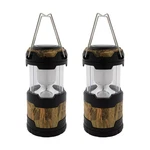 Woodland Creek Pop-up Battery Powered Led Camo Lanterns, Set Of 2. Fixed Price $16.99.