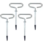Hdtyyln 4pcs Heavy Duty Tent Stakes, 20cm Ground Anchors, Threaded Peg For Hi.... Fixed Price $31.84.