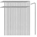 Oligei 45 Pack Tent Stakes, Stakes For Outdoor Decorations,. Fixed Price $18.99.