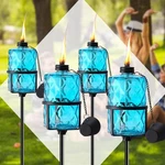 Zspeng 4 Pack Blue Glass Garden Torch 12 Oz Outdoor D Cor,60-inch U. Fixed Price $74.01.