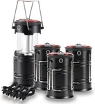 4 Pack Camping Lanterns Rechargeable And Battery Powered, Dual Power Source. Fixed Price $46.99.