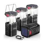 Letmy 4 Pack Camping Lantern, Rechargeable Led Lanterns, Solar Lant... Fast Ship. Fixed Price $46.46.