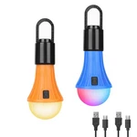 Lepro Led Rechargeable Camping Lantern, 7 White And Rgb Light Modes, Orange. Fixed Price $39.65.