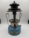Vtg Sears Roebuck Co Double Mantle Lantern 476.74060 No Glass Blue & Black 1965. Fixed Price $149.95.