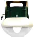 Humphrey Indoor Propane Gas Light Hunter Green 9gr Uses Preformed Mantles Usa. Fixed Price $129.00.
