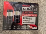Gearlight Portable Led Camping Lanterns - 2-pack Battery-powered, Magnetic Base. Fixed Price $9.97.